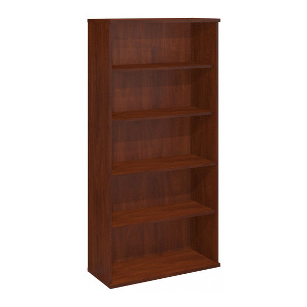 Shop Bush Furniture for you Series C 36W 5 Shelf Bookcase 02 WC24414  color hansen cherry