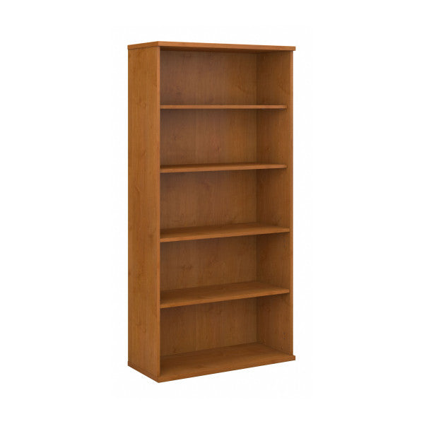 Shop Bush Furniture for you Series C 36W 5 Shelf Bookcase 02 WC72414  color natural cherry