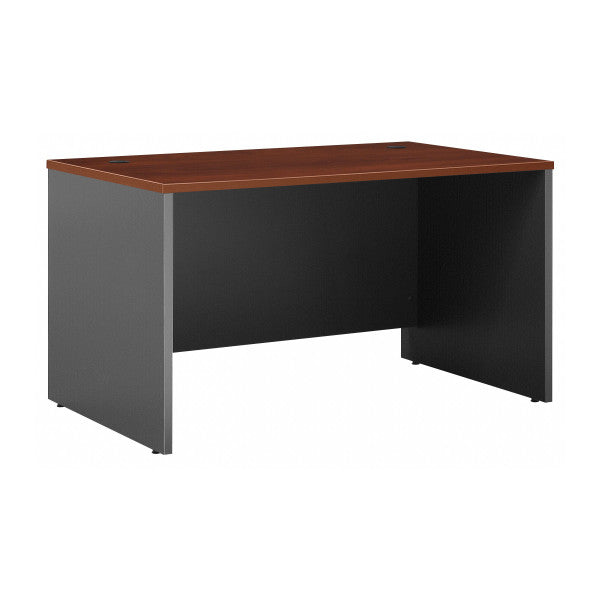 Shop Bush Furniture for you Series C 48W x 30D Desk 02 WC24448  color hansen cherry graphite gray