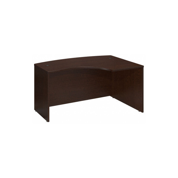 Shop Bush Furniture for you Series C 60W x 43D Right Handed L Bow Desk 02 WC12922  color mocha cherry