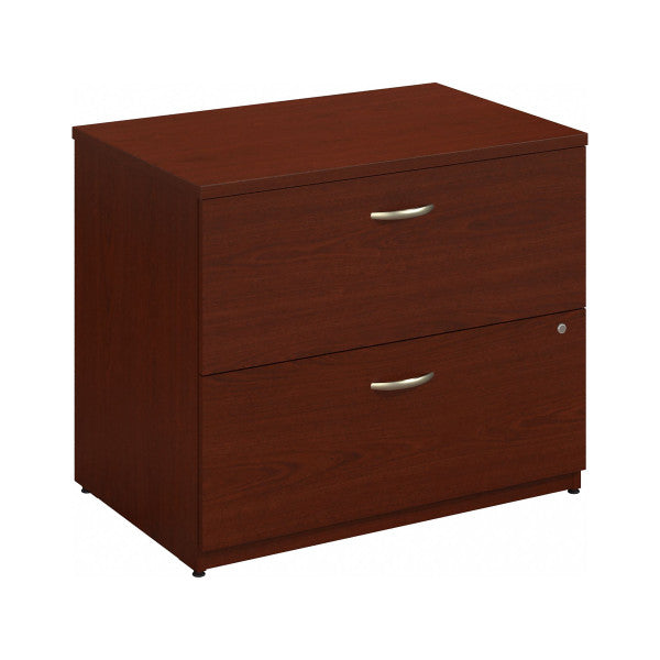 Shop Bush Furniture for you Series C Lateral File Cabinet 02 WC36754CSU  color mahogany