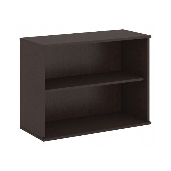 Shop Bush Furniture for you Small 2 Shelf Bookcase 02 BK3036MR  color mocha cherry