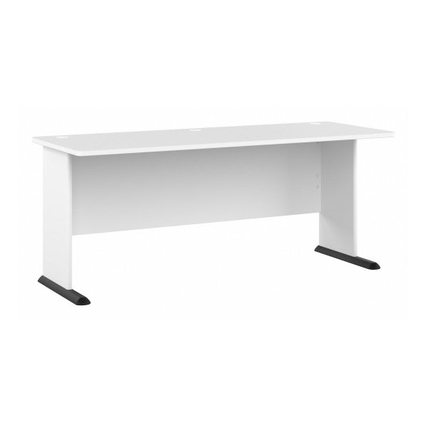 Shop Bush Furniture for you Studio A 72W Computer Desk 02 SDD172WH  color white