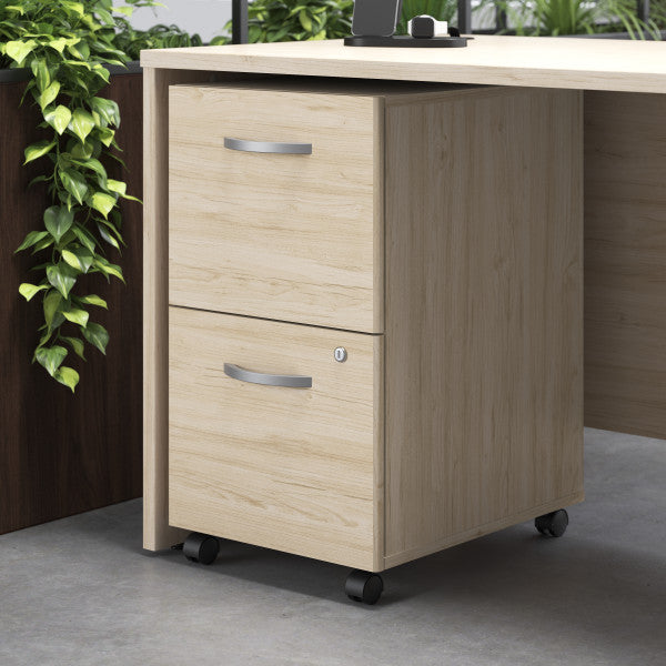 Shop Bush Furniture for you Studio C 2 Drawer Mobile File Cabinet 01 SCF116NESU  color natural elm