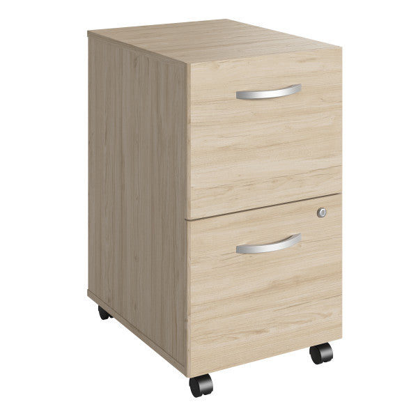 Shop Bush Furniture for you Studio C 2 Drawer Mobile File Cabinet 02 SCF116NESU  color natural elm