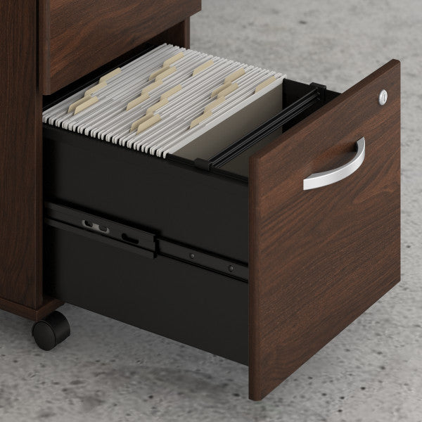 Shop Bush Furniture for you Studio C 2 Drawer Mobile File Cabinet 07 SCF116BWSU  color black walnut