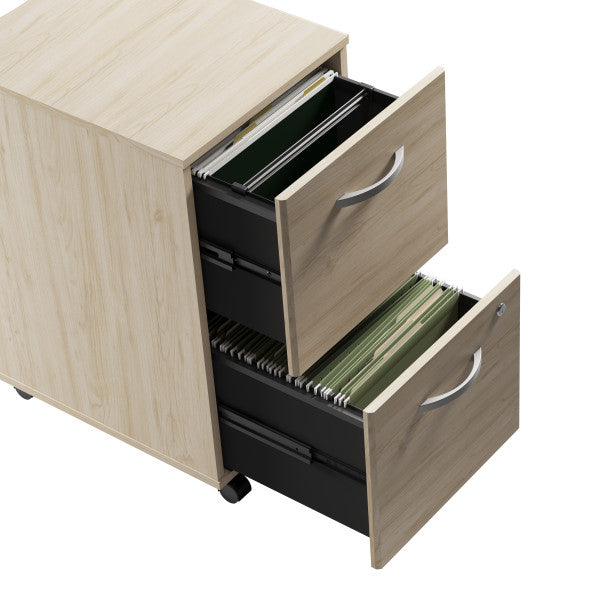 Shop Bush Furniture for you Studio C 2 Drawer Mobile File Cabinet 07 SCF116NESU  color natural elm