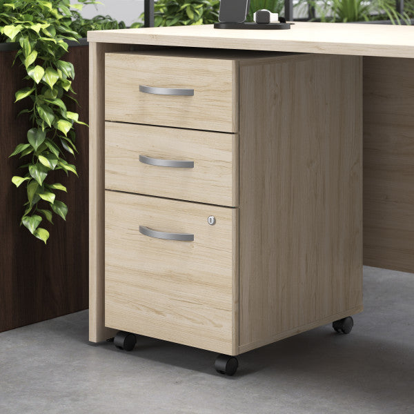 Shop Bush Furniture for you Studio C 3 Drawer Mobile File Cabinet 01 SCF216NESU  color natural elm