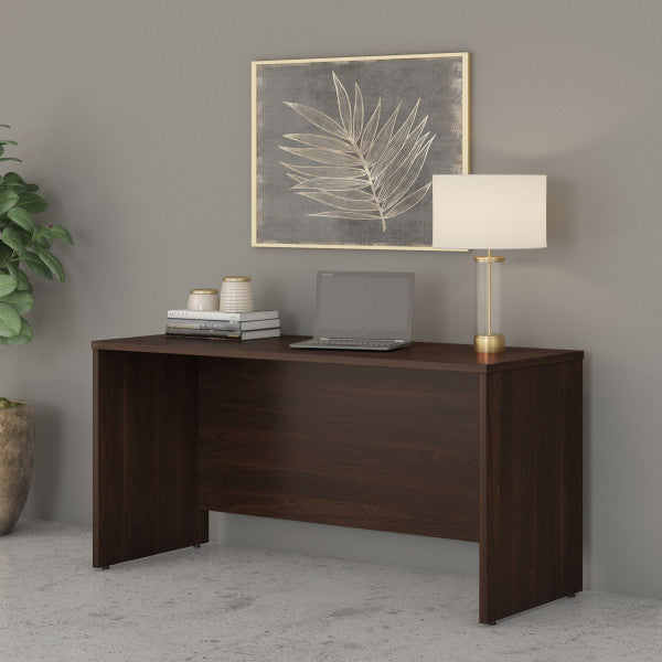 Shop Bush Furniture for you Studio C 60W x 24D Credenza Desk 01 SCD360BW  color black walnut