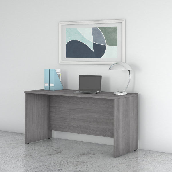 Shop Bush Furniture for you Studio C 60W x 24D Credenza Desk 01 SCD360PG  color platinum gray