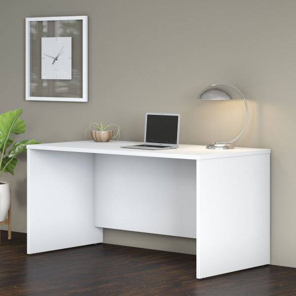 Shop Bush Furniture for you Studio C 60W x 30D Office Desk 01 SCD260WH  color white