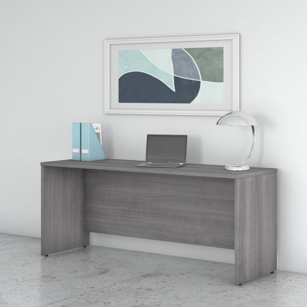 Shop Bush Furniture for you Studio C 72W x 24D Credenza Desk 01 SCD372PG  color platinum gray