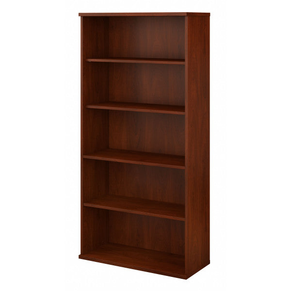 Shop Bush Furniture for you Studio C Tall 5 Shelf Bookcase 02 SCB136HC-Z  color hansen cherry